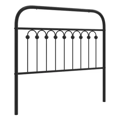 (black, cm) vidaXL Metal Headboard Bedroom Home Bed Header Bed Headboard White cm