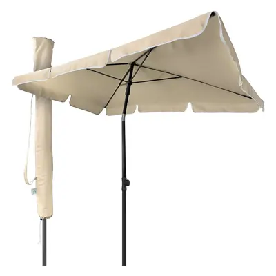 VOUNOT Garden Parasol, Tilt Balcony Umbrella, Sun Shade for Outdoor, Garden, Balcony, Patio, Bea