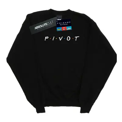 (XL, Black) Friends Mens Pivot Logo Sweatshirt