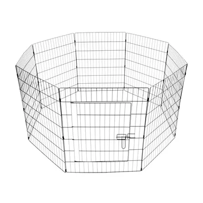 KCT Large Wire Pet Play Pen Indoor/Outdoor Enclosure for Dogs & Puppies