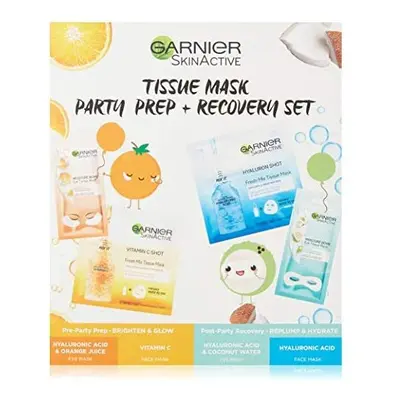 Garnier Tissue Mask Party Prep and Recovery Set