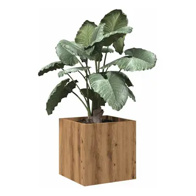 vidaXL Planter Box Artisan Oak 40x40x40 cm Engineered Wood flower box