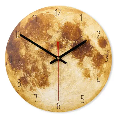 (Gold) 28cm Vintage Mute Round Wall Clock Antique Chic Retro Home Bedroom Kitchen Decor