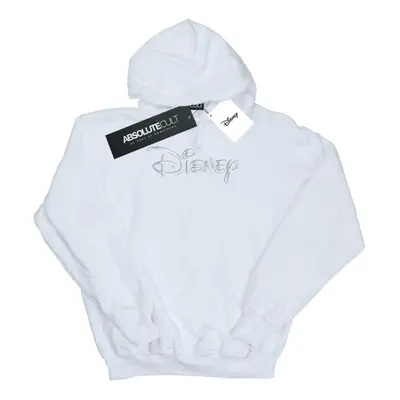 (S, White) Disney Womens/Ladies Glacial Logo Hoodie