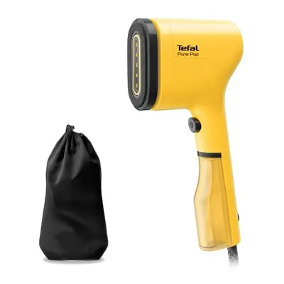 Pure Pop Compact & Perfect for travel, Handheld Clothes Steamer, 70ml Water Tank, Sunshine Yello