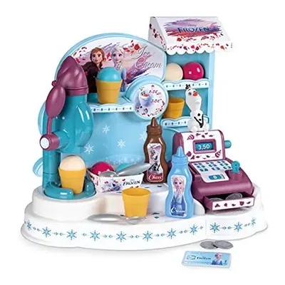 - La Reine des Neiges - Marchande de Glaces - Caisse Enregistreuse pour Enfant - Accessoires + F