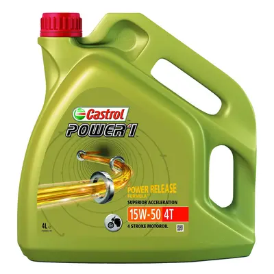 Castrol Power Engine Oil 15W-50 4T, 4L