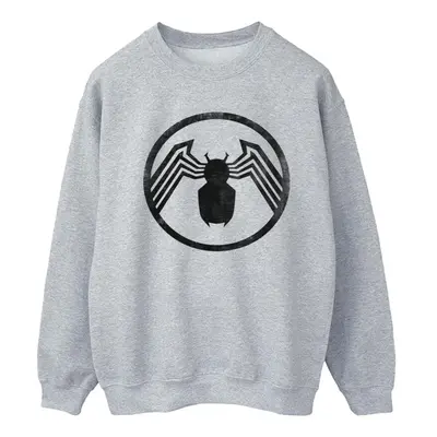 (L, Sports Grey) Marvel Womens/Ladies Venom Logo Emblem Sweatshirt