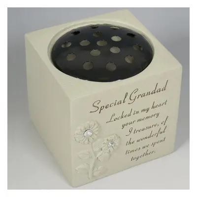 Graveside Memorial Rose Bowl Special Grandad Remembrance Ornament