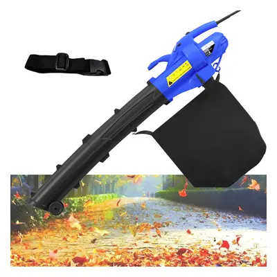 Leaf Blower Vacuum and Mulcher, in Garden Blower/Vacuum and Shredder with 30L Collection Bag, Ca