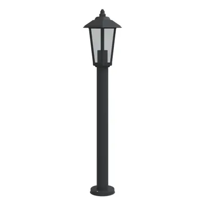 (black, cm/ pcs) vidaXL Outdoor Floor Lamps Garden Light Pathway Standing Lamp Stainless Steel