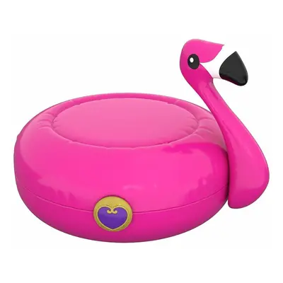 Polly Pocket FRY38 Pocket World Flamingo Floatie Compact Play Set