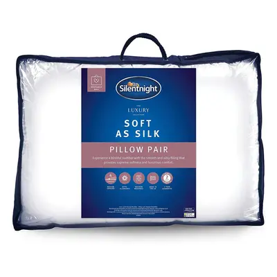 Silentnight Soft as Silk Pillow - Pack of