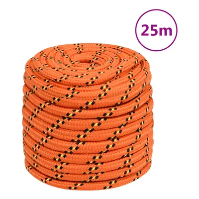 (orange, mm/ m) Marine Rope Dock Coil Boat Line Polypropylene Rope Multi Sizes Multi Colours