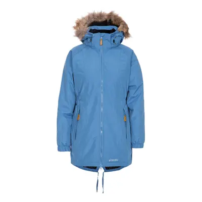 (6, Denim Blue) Trespass Womens Parka Jacket Waterproof Celebrity