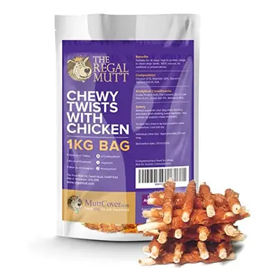 The Regal Mutt - Chewy Twists with Chicken - 1kg Bag