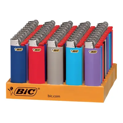 50x Bic Lighters Genuine Lighters Maxi Cigarette Lighter - Bulk Pack