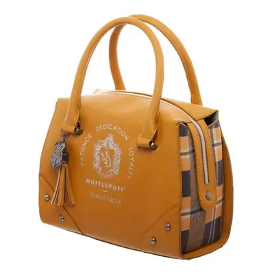 Harry Potter Hufflepuff Luxury Plaid Top Handbag