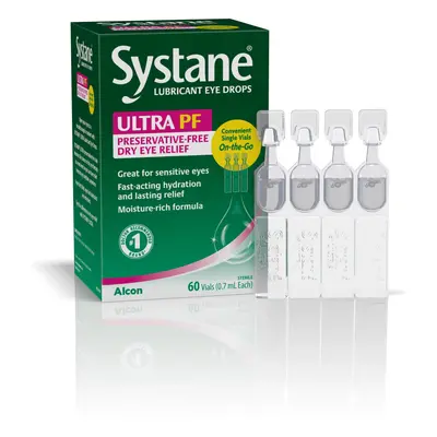 Systane Ultra Lubricant Eye Drops, Count (Pack of 1), Packaging may vary