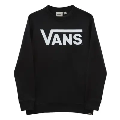 (XL, Black) Vans Boys Classic Crew Neck Lightweight Jumper Sweater Sweatshirt - Black