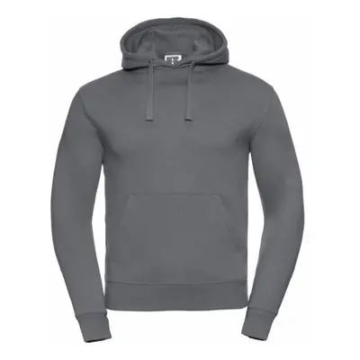 (4XL, Convoy Grey) Russell Mens Authentic Hooded Sweatshirt / Hoodie