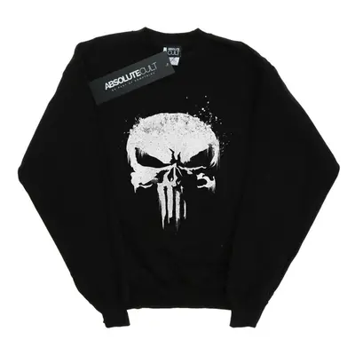 (M, Black) Marvel Mens The Punisher TV Skull Logo Sweatshirt