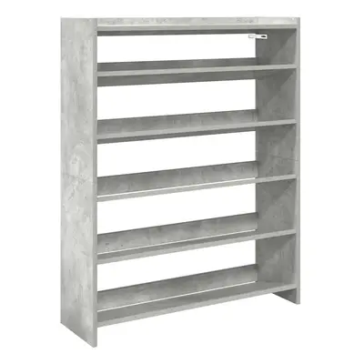 (concrete grey, cm/ cm) vidaXL Shoe Rack Shoe Cabinet Shoe Storage Shelf Hall Cupboard Engineere