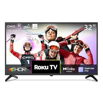 Chiq ROKU TV L32G5NK, Inch TV Smart, Roku TV ,work with alexa