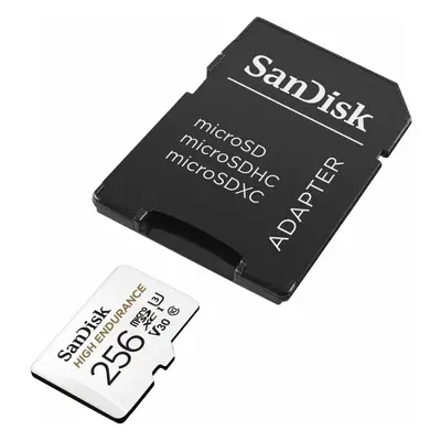 SanDisk 256GB HE microSDXC Card & Adpt