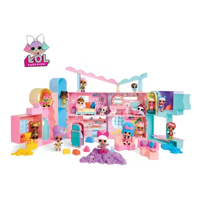 LOL Surprise 50+ Squish Sand Magic House with Tot Diva Playset Dolls