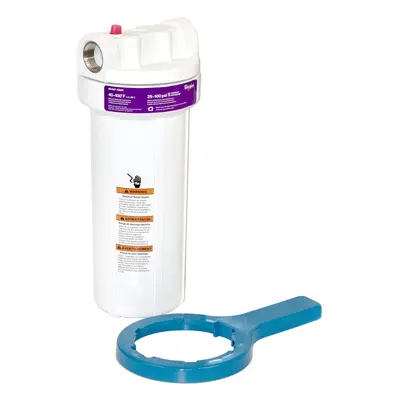 Whirlpool Whole Home Water Filtration System | WHKF-DWH Stainless Steel Inlets | Standard Capaci