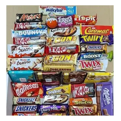 (Pack Of 60) Mega Mix Chocolate Gift Hamper Full Size Bars