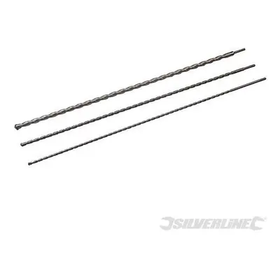 3 Piece SDS Plus Masonry Drill Bit - Set Silverline 1000mm 3pce 3pk - drill bit set masonry sds 