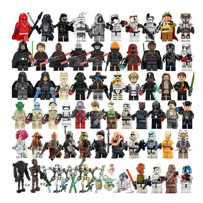 73PCS Star Wars Luke Yoda Kinsawa Commandos MiniFigures Kids Toys Fit Lego