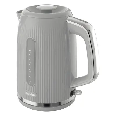 (Breville Bold Ice Grey Electric Kettle | 1.7L | 3kW Fast Boil | Grey & Silver Chrome [VKT222]) 