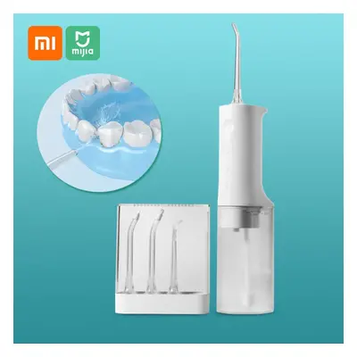 (white) Xiaomi Mijia Oral Irrigator Portable Water Dental Flosser Water Jet Cleaning Tooth Tooth