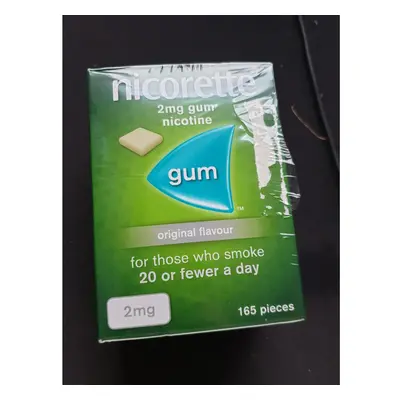 Nicorette 2mg Gum Original Flavour Pieces - New