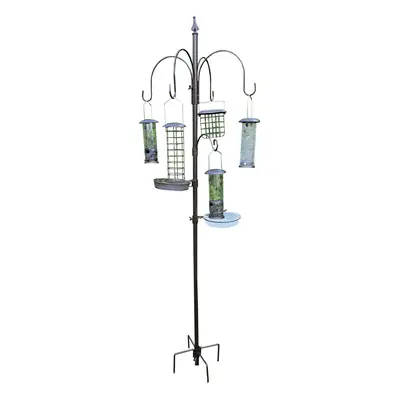 Metal Bird Feeding Station with Feeders & Matching Stabiliser Stand