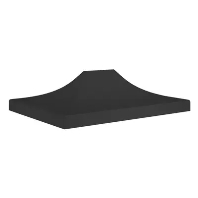 vidaXL Party Tent Roof 4x3 m Black g/mÂ² Replacement Canopy Gazebo Cover