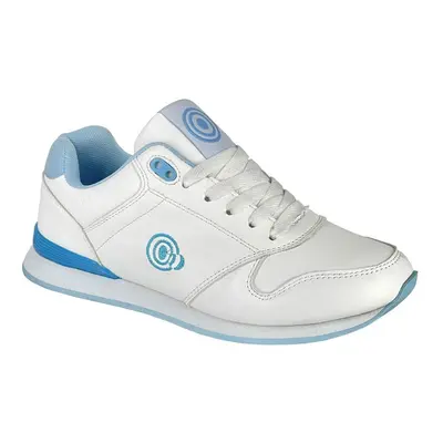 (5 UK) Dek Approach Ladies Bowling PU Lace up Shoes White/Blue