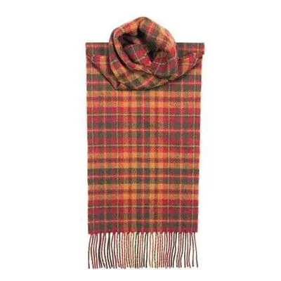 Lochcarron Clan Scarf Strathearn Weathered Tartan 100% Lambswool