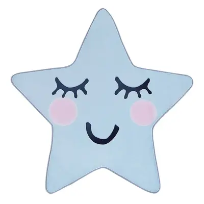 Kids Rug Star Print x cm Blue SIRIUS