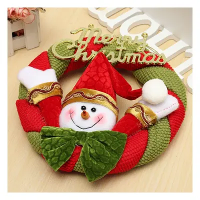 (Snowman) Christmas Santa Claus Ornaments Festival Party Xmas Tree Hanging Decoration