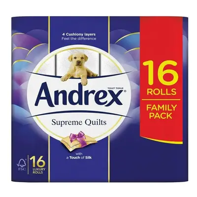 Andrex Supeme Quilts Pack Toilet Rolls