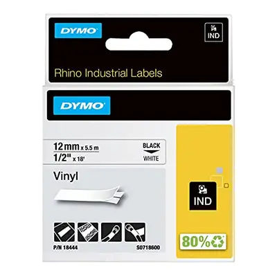 DYMO Rhino Label White 1/2""X18 DYMO Authentic