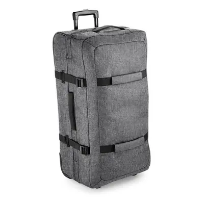 (One Size, Grey Marl) BagBase Escape Check-In Wheelie Bag