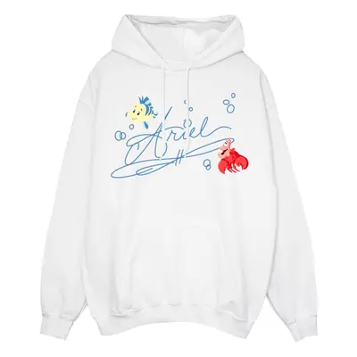 (XXL, White) Disney Womens/Ladies The Little Mermaid Ariel Hoodie