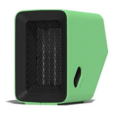 (Green) 500W Portable Mini PTC Ceramic Heater - 50Ã Angle Warm Air Blower for Home/Office