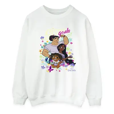 (S, White) Disney Womens/Ladies Encanto Sister Goals Sweatshirt