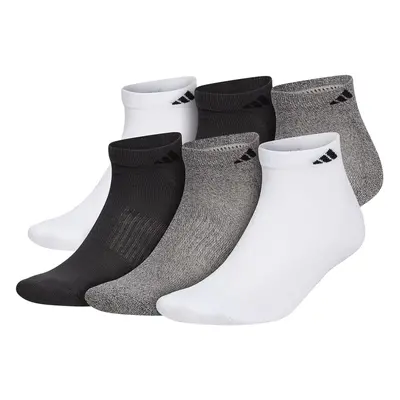 adidas Men's Athletic Cushioned Low Cut Socks with Arch Compression fo